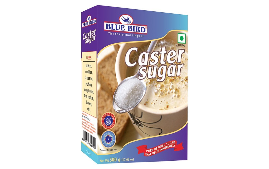 Blue Bird Caster Sugar    Box  500 grams